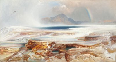 Sorgenti termali di Yellowstone da Thomas Moran